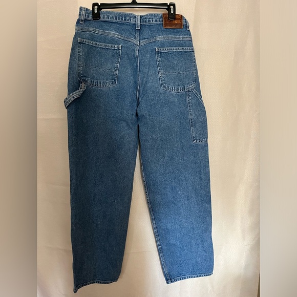 VINTAGE  BCC MEN'S CARPENTER BLUE JEANS. SIZE 34/32. Pre-owned - Picture 2 of 6